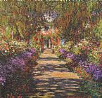 Main Path through the Garden at Giverny by Claude Monet